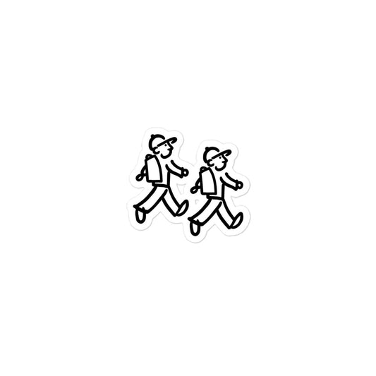 Walking Men take a Hike - Bubble-free Stickers