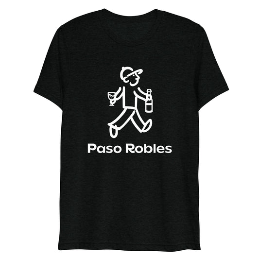 Walking Man Goes Wine Tasting - #PRWF - Short sleeve t-shirt