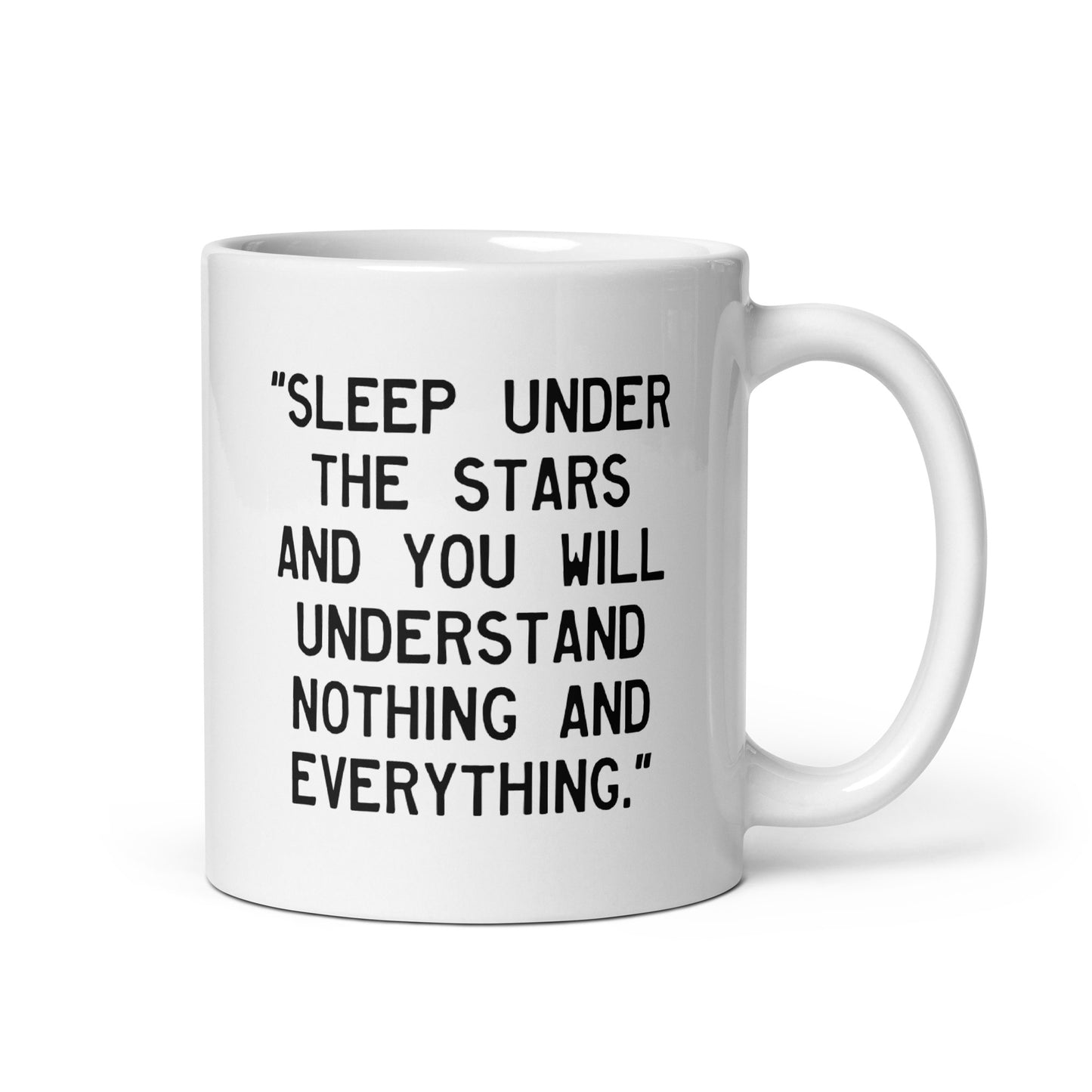 Walking Man Quoted Mug - White glossy mug