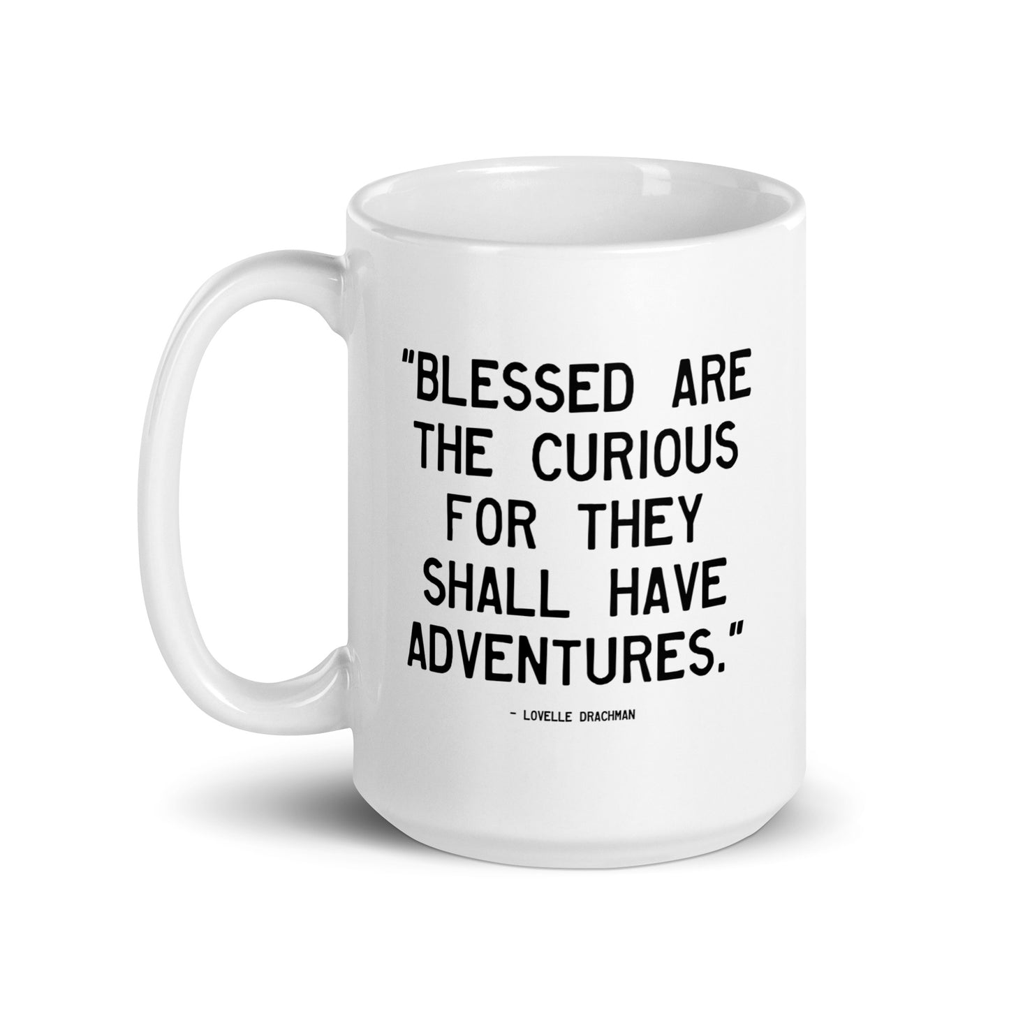 Walking Man Have Adventures Quoted Mug - White Glossy Mug