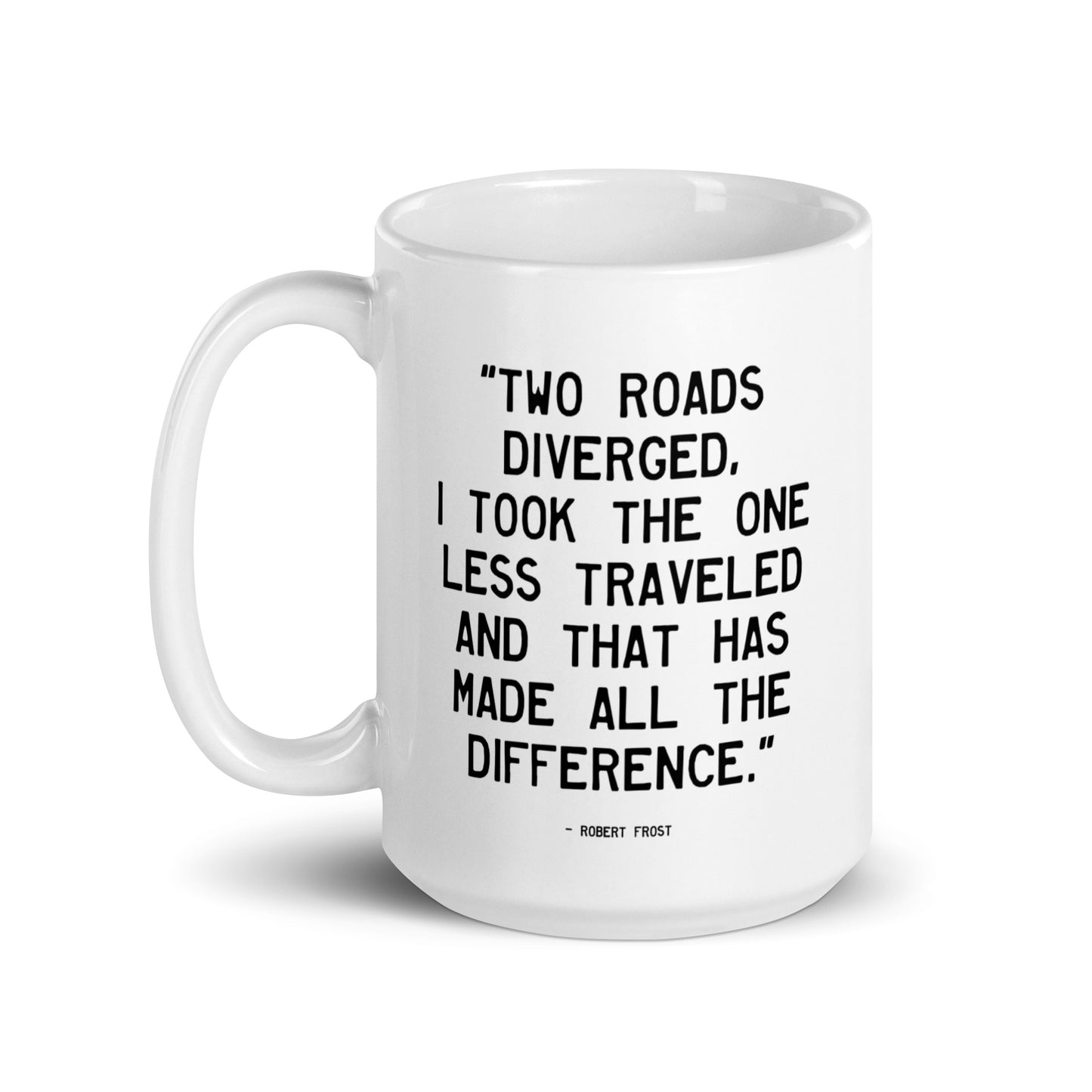 Walking Man Made All the Difference Quoted Mug - White Glossy Mug