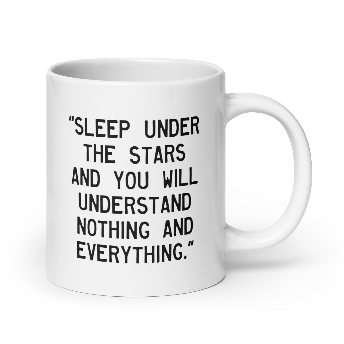 Walking Man Quoted Mug - White glossy mug