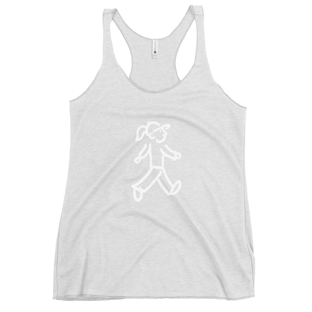 Walking Woman takes a Walk - Women's Racerback Tank