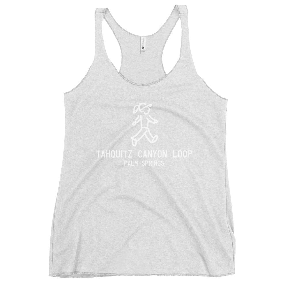 Walking Woman hike Tahquitz Canyon Loop in Palm Springs - Women's Racerback Tank