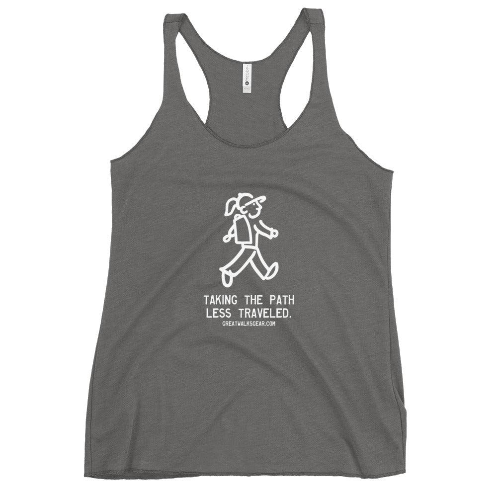 Walking Woman Logo Wear - Women's Racerback Tank